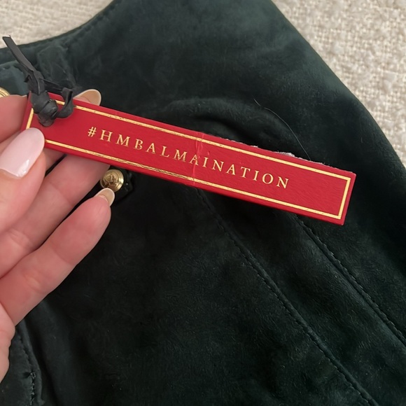 Rare H&MxBalmain suede pants - Picture 4 of 11